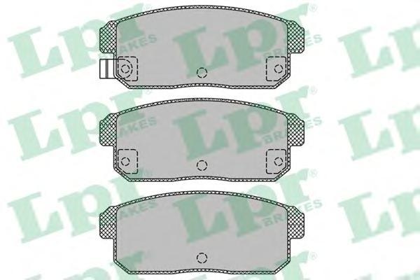 

Комплект тормозных колодок Lpr 05P1432