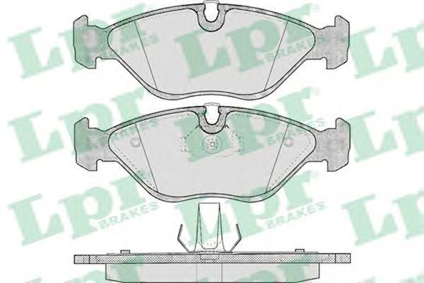 

Тормозные колодки Lpr 05P656