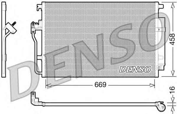 

Радиатор кондиционера Denso DCN17056