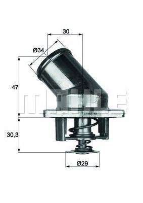 фото Термостат mahle/knecht ti387