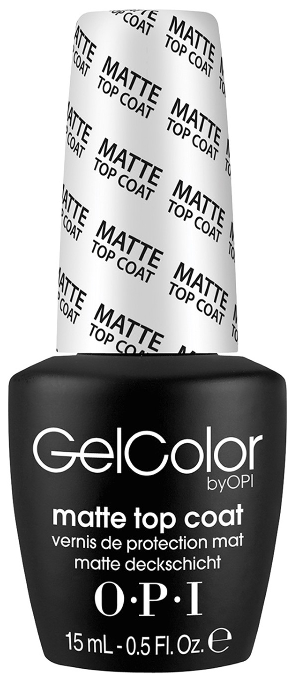 фото Закрепитель лака для ногтей opi gelcolor matte top coat 15 мл