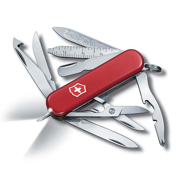 

Мультитул Victorinox Midnite Minichamp, красный, 17 опций, Midnite Minichamp