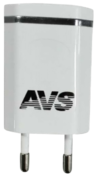 фото Сетевое зарядное устройство avs ut-711, 1xusb, 1,2 a, (a78022s) white
