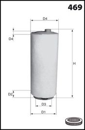 

Фильтр воздушный MECAFILTER EL3816