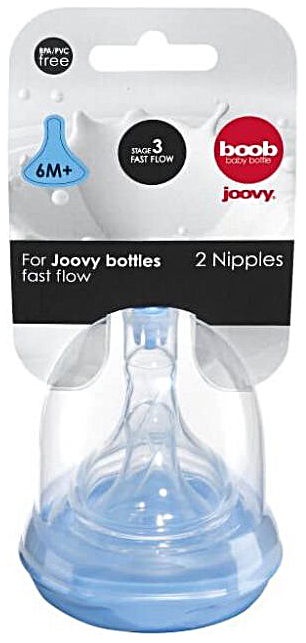 Соска Joovy Boob Nipples 3 стадия 6мес+