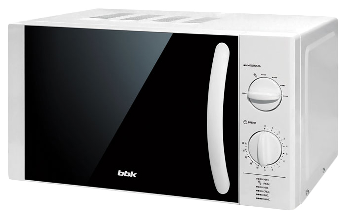 фото Микроволновая печь соло bbk 20mws-713m/w white/black