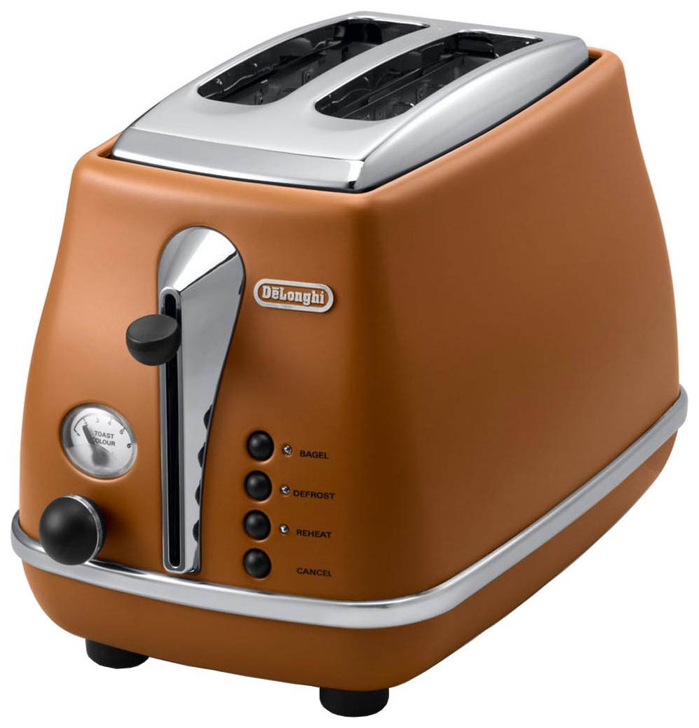 фото Тостер delonghi icona vintage ctov2103.bw brown