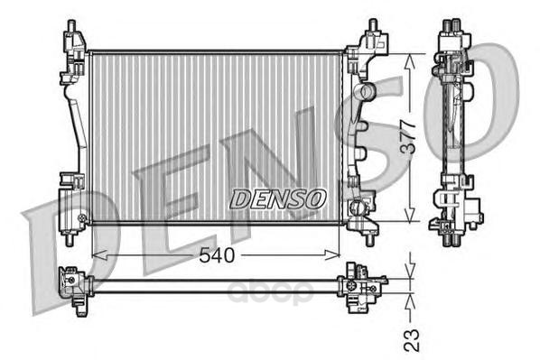 

Радиатор охлаждения двигателя Denso DRM20095
