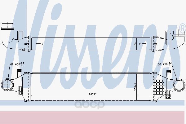 

Интеркулер Nissens 96334