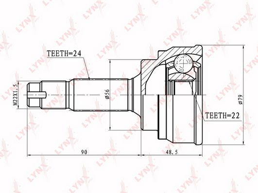 

Шрус LYNXauto CO-7534