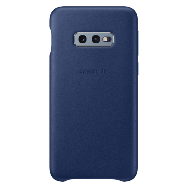 фото Чехол samsung leather cover для galaxy s10e dark blue