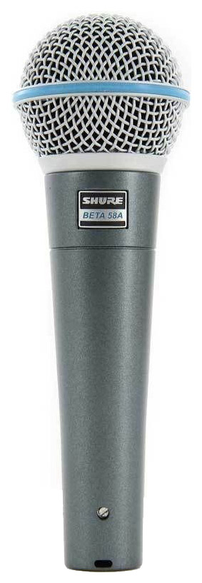 фото Микрофон shure beta 58a silver