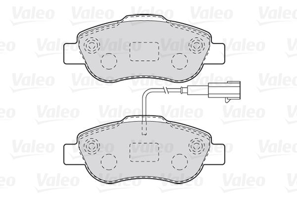 

Комплект тормозных дисковых колодок Valeo 301015