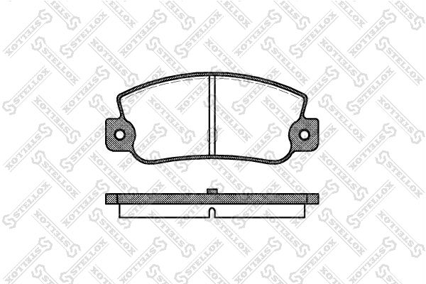 

Тормозные колодки Stellox дисковые 036030SX