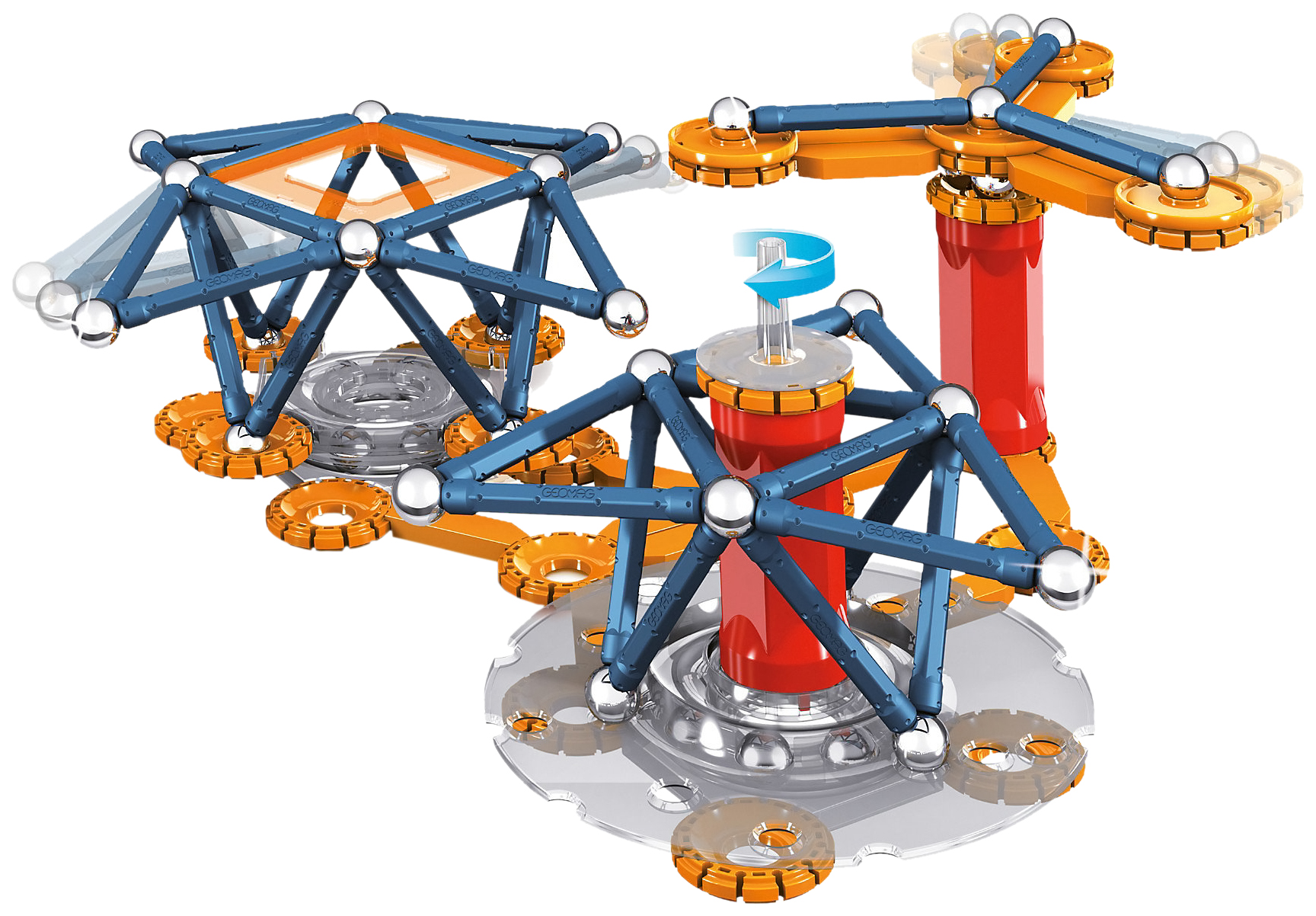 фото Конструктор магнитный geomag mechanics 146 элементов