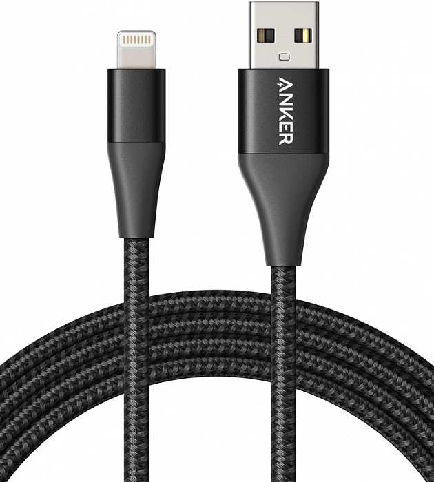 

Кабель Anker PowerLine+ II Lightning 1,8м Black (A8453H11), II Lightning
