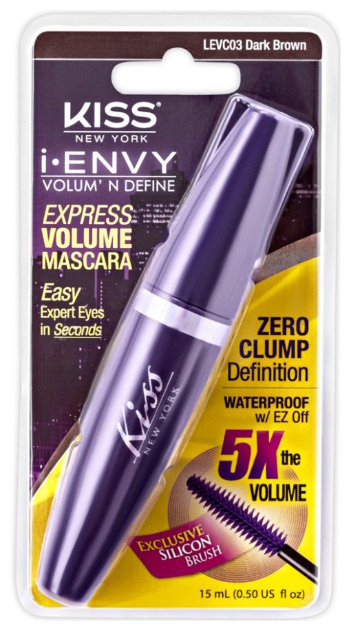 

Тушь для ресниц Kiss I Envy Mascara Clamshell LEVC03