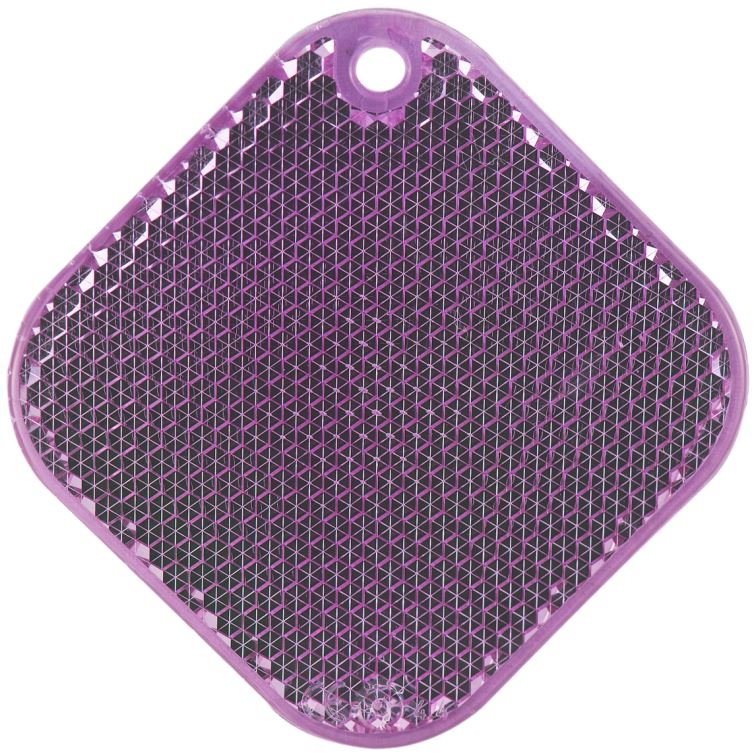 фото Светоотражатель пешеходный ромб, фиолетовый мамасвет