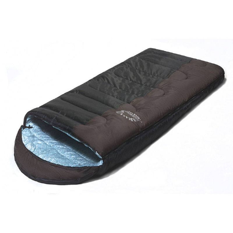 Спальный мешок Indiana Camper Extreme brown/black/light blue, левый