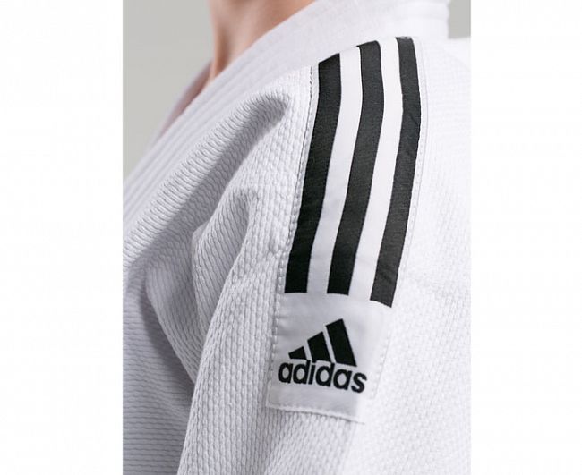 фото Кимоно adidas club, white/black/white, 140