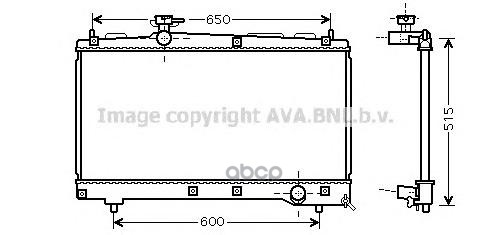 

Радиатор системы охлаждения AVA QUALITY COOLING TO2331