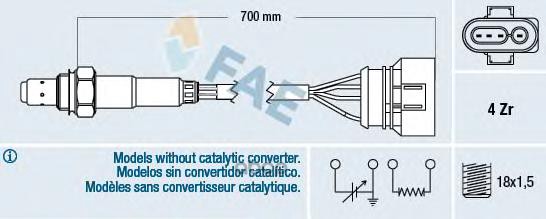 

Лямбда-зонд FAE 77135