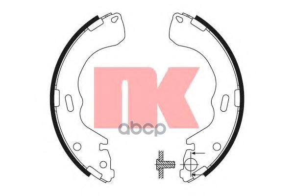 

Тормозные колодки Nk 2732640