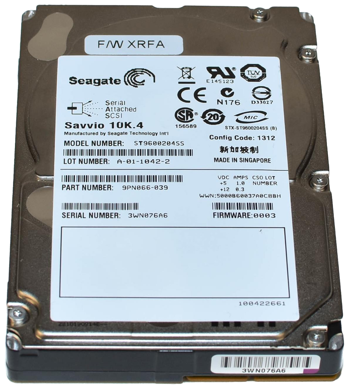 фото Внутренний жесткий диск seagate enterprise performance 10k 600gb (st9600204ss)