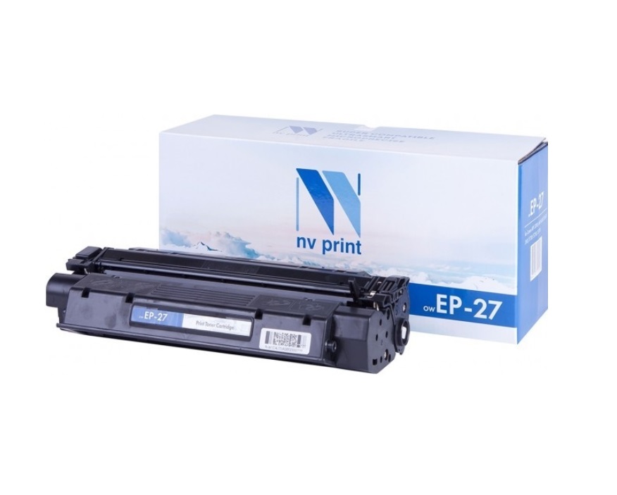 фото Картридж для лазерного принтера nv print ep-27, черный