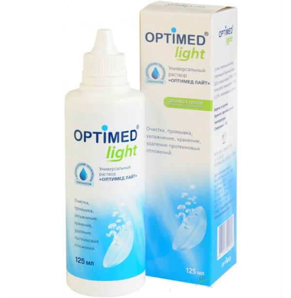 Раствор для контактных линз Optimed Light 125 мл