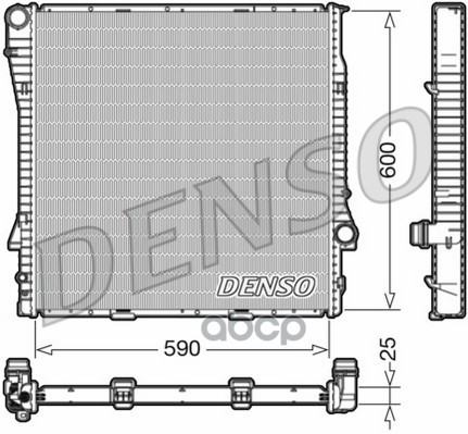 

Радиатор охлаждения DENSO DRM05113