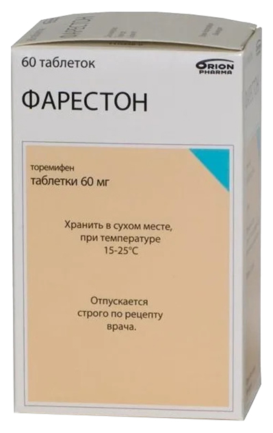 фото Фарестон таблетки 60 мг 60 шт. orion pharma