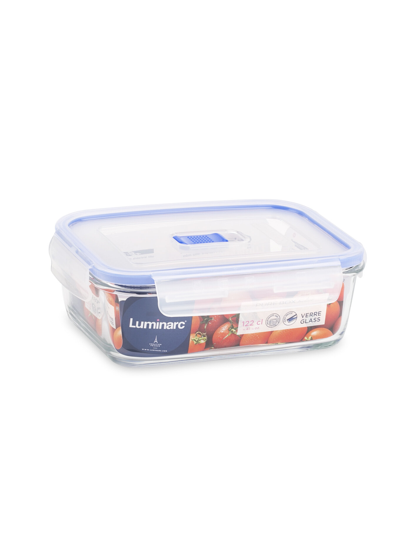 фото Контейнер для хранения пищи luminarc pure box active 1,22 л