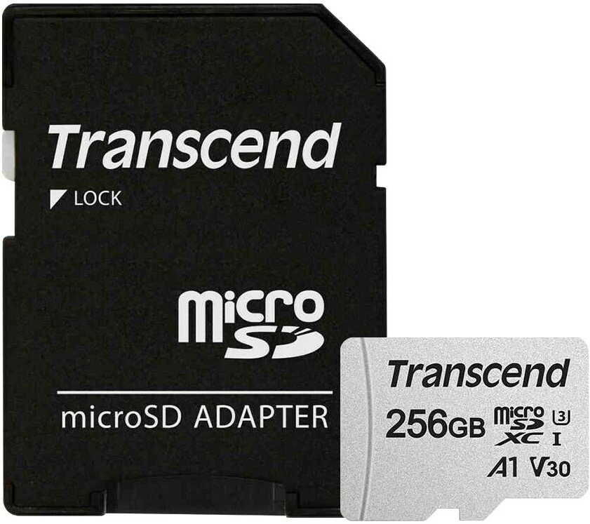 

Карта памяти Transcend Micro SDXC 256GB, 300S