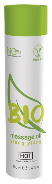 фото Массажное масло hot bio massage oil ylang ylang с ароматом иланг-иланга 100 мл
