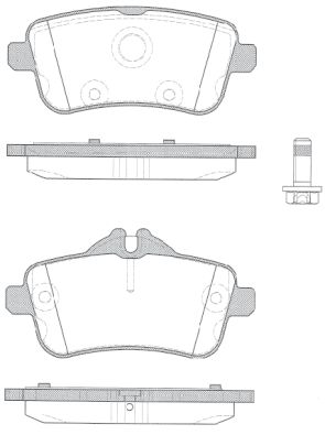 

Тормозные колодки Remsa дисковые 1503.10