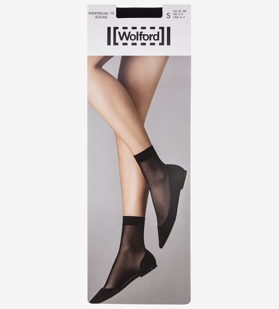 Носки женские Wolford 412607005 черные 35