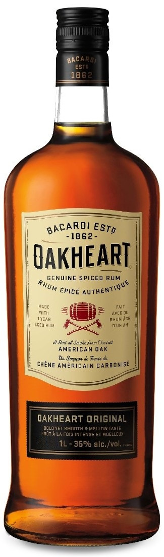 фото Ром bacardi oakheart 1 л