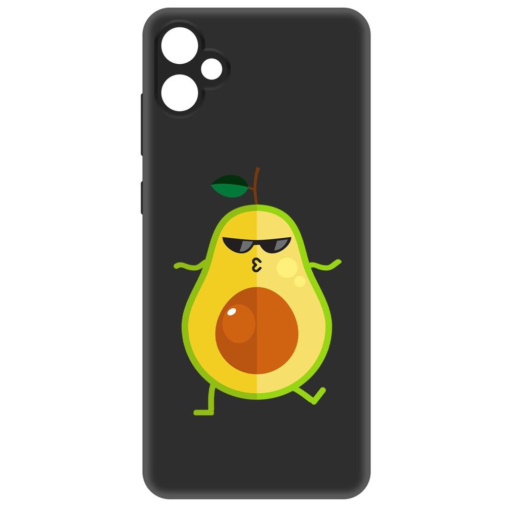 

Чехол-накладка Krutoff Soft Case Авокадо Стильный для Samsung Galaxy A05 черный