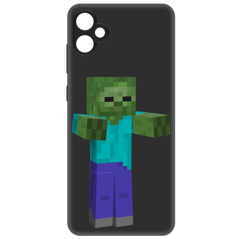 

Чехол-накладка Krutoff Soft Case Minecraft-Гигант для Samsung Galaxy A05 черный