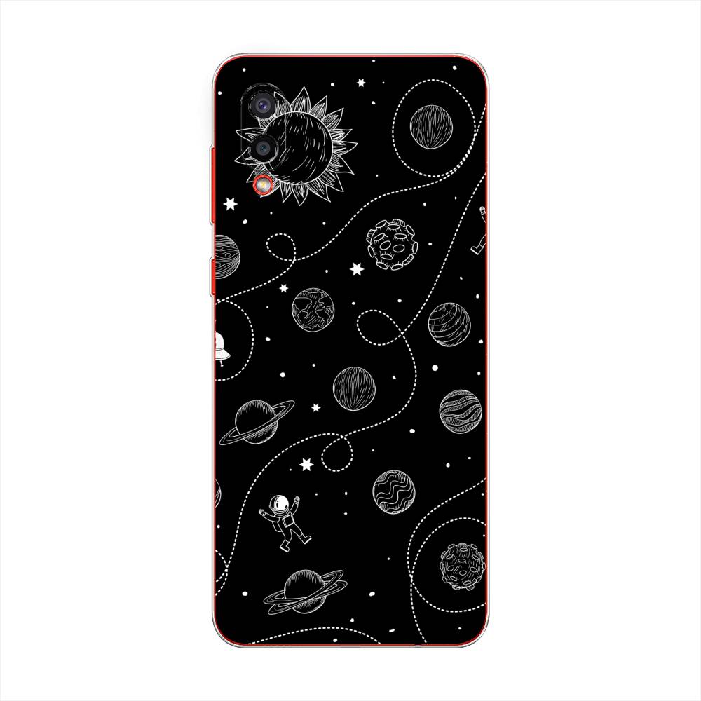 

Чехол Awog на Samsung Galaxy A02 / Самсунг A02 "В невесомости", Разноцветный, 2102550-4
