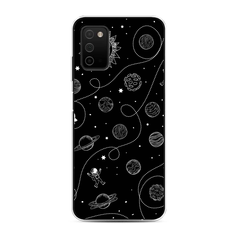 

Чехол Awog на Samsung Galaxy A03S / Самсунг A03S "В невесомости", Разноцветный, 2103250-4