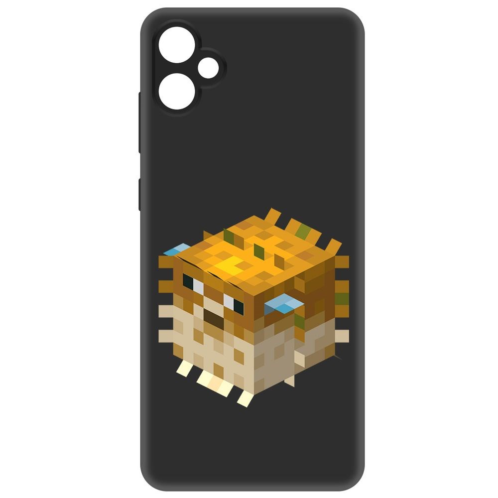 

Чехол-накладка Krutoff Soft Case Minecraft-Иглобрюх для Samsung Galaxy A05 черный