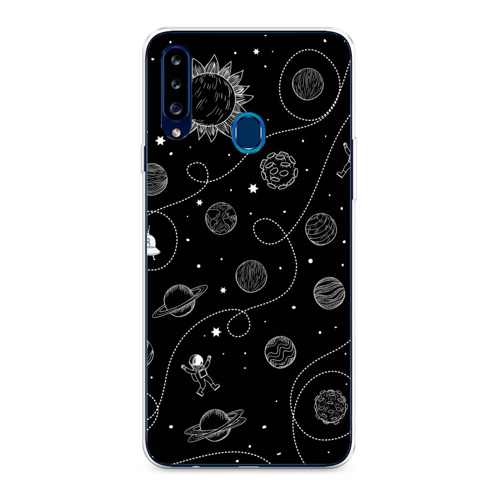 

Чехол Awog на Samsung Galaxy A20s / Самсунг A20s "В невесомости", Разноцветный, 2100850-4