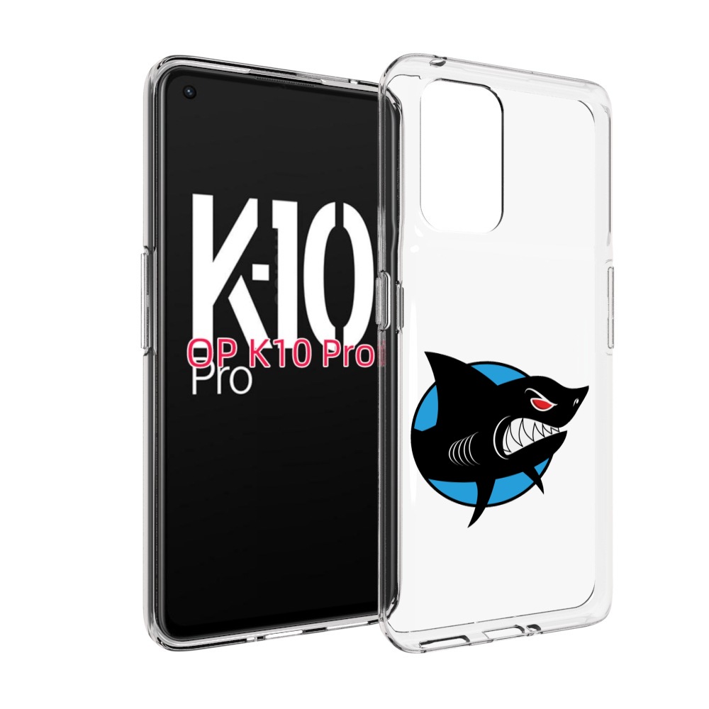 

Чехол MyPads Злая-акула для OPPO K10 Pro, Прозрачный, Tocco