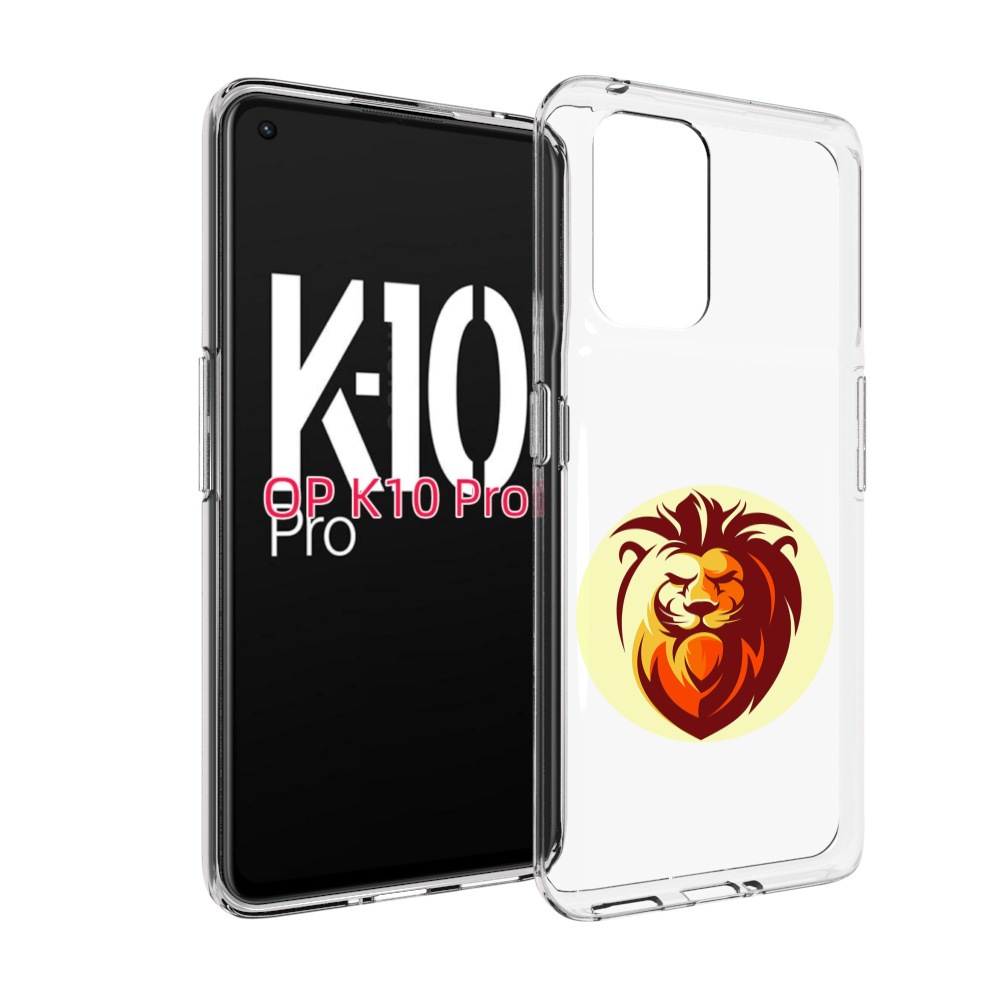 

Чехол MyPads Картинка-Лев для OPPO K10 Pro, Прозрачный, Tocco