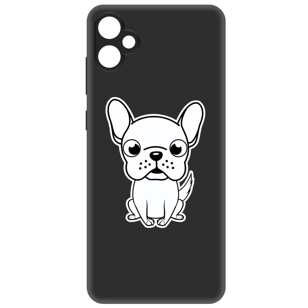 

Чехол-накладка Krutoff Soft Case Черно-белый щенок для Samsung Galaxy A05 черный