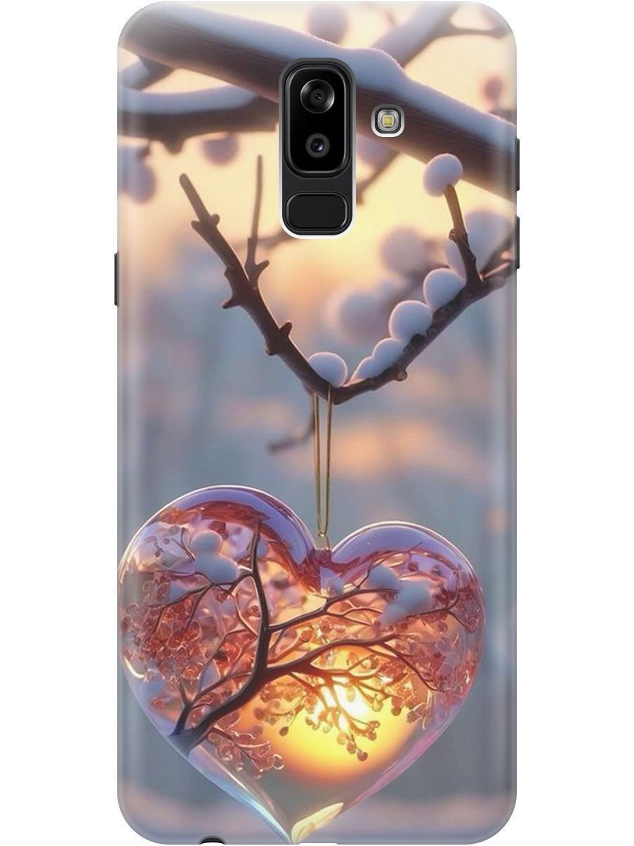 

Силиконовый чехол на Samsung Galaxy J8 с принтом "Ледяное сердце", Прозрачный;белый;желтый;оранжевый, 718586891
