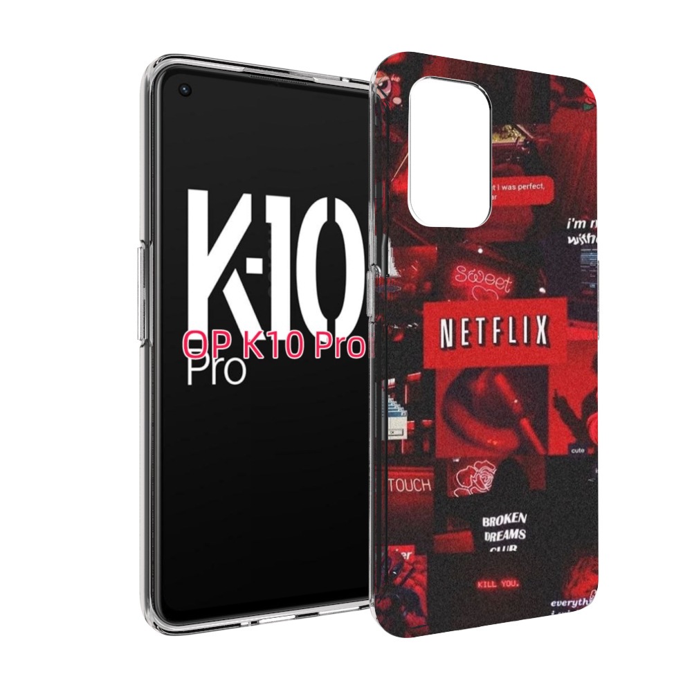 

Чехол MyPads Красные-проекты для OPPO K10 Pro, Прозрачный, Tocco