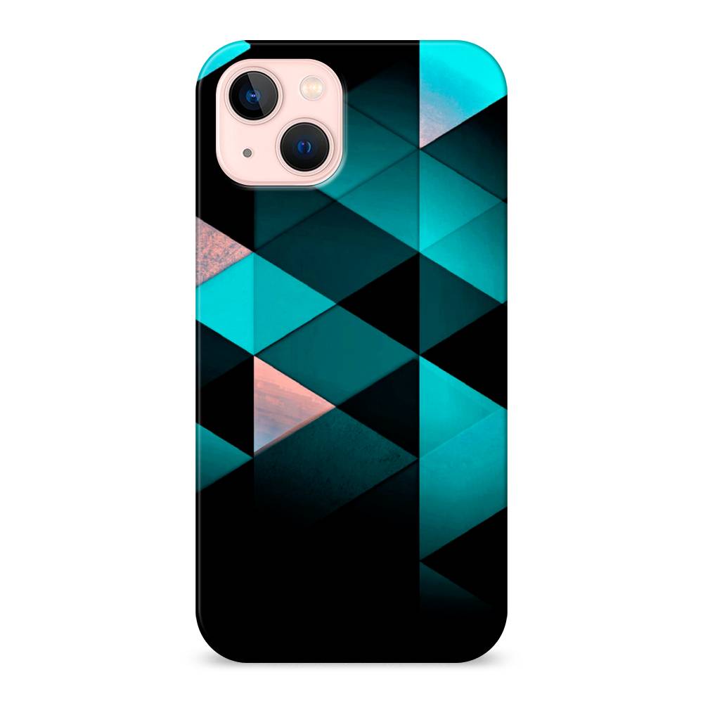 

Пластиковый чехол "Геометрия 16" на Apple iPhone 13, 14220-2
